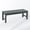 Dark Grey, variant on Yuanmin 47" Outdoor Bench, All Weather HDPE 2-Person Backless Bench with 700Lbs Weight Capacity, Waterproof Patio Bench for Porch, Garden and Park (Green)