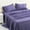 Classic Purple, variant on Single Bed Sheet Set, Soft and Breathable Bedding Sheet Set, 16 Inch Deep Pocket Design Sheet Set (3 Piece Set, Single Bed)
