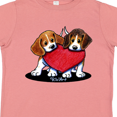 thumbnail image 4 of Inktastic Beagle Heartfelt Duo Boys or Girls Toddler T-Shirt, 4 of 5