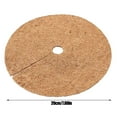 thumbnail image 3 of WMGHA Coconut Fiber Mulch Ring Tree Plant Protector Mat, 8 Inch Weed Barrier Disc,Natural Plant Cover for Moisture Retention,Tree Rings Disc Plant Cover for Indoor Outdoor Plants,Landscaping, 3 of 6