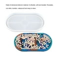 thumbnail image 3 of facefd Mold Flexible Transparent DIY Washable Oval Resin Crystal Replacement Crafts Making Mould Molding Tool, 3 of 6