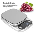 thumbnail image 4 of Báscula digital Mini báscula eléctrica portátil báscula de acero inoxidable accesorio para hornear de cocina plata 10kg/1g, 4 of 5