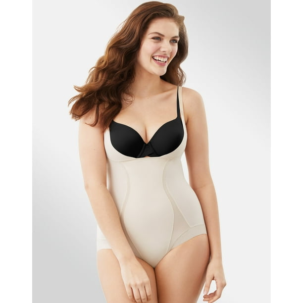 Maidenform Womens Firm Foundations Bodybriefer, L, Latte Lift