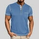 thumbnail image 1 of Tops para hombre, blusas y camisas de manga corta con cuello redondo para hombre, blusas casuales de moda para hombre, blusas de manga corta con cuello redondo de color liso, blusa de poliéster para h, 1 of 7