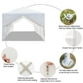 thumbnail image 3 of 3 x 9m Eight Sides Two Doors Waterproof Tent with Spiral Tubes For Camping White, 3 of 11