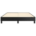 thumbnail image 3 of vidaXL Bed Frame Black 137x190 cm Full Faux Leather, 3 of 5