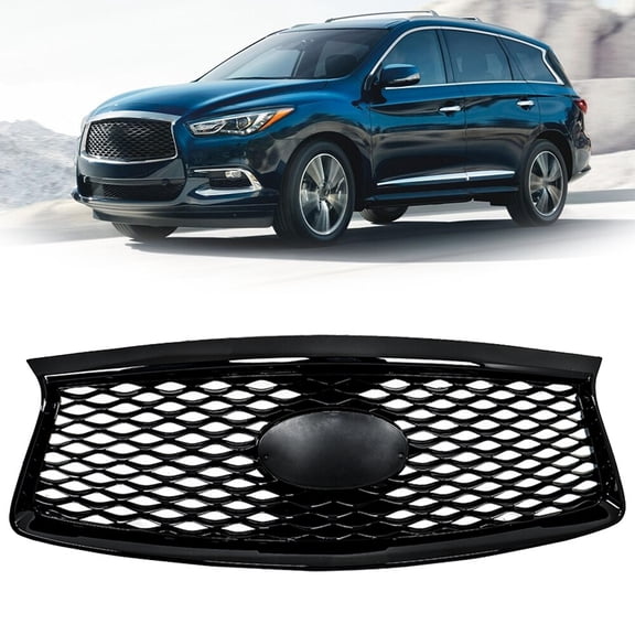 New For Infiniti QX60 2016-2020 Front Bumper Upper Grille With Camera Option