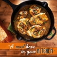 thumbnail image 7 of NutriChef Non Stick Pre Seasoned Cast Iron Skillet Frying Pan, 3 Piece Set, 7 of 7
