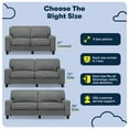 thumbnail image 4 of Serta Palisades 78" Track Arm Sofa with Removable Covers Dark Gray, 4 of 17