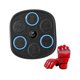thumbnail image 3 of Máquina de boxeo electrónica, luces RGB, entrenador de boxeo ajustable de velocidad para artes marciales Fibra de Carbono Rojo, 3 of 8