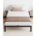 thumbnail image 3 of 10 Inch Twin Size Low-Profile Platform Bed Frame - No Box Spring Needed, Heavy Duty Metal Frame with 800 lb Capacity, Noiseless & Easy Assembly, Black, 3 of 6