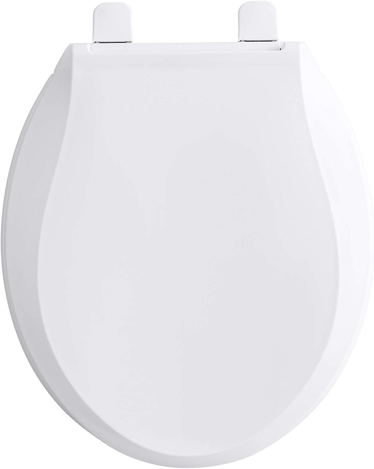 Kohler Cachet Slow Close Round White Plastic Toilet Seat