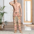 thumbnail image 2 of Sikiie Indian Paisley 1 Mens Pajama Pants Sleep & Lounge Pants, PJ Bottoms With elastic waistb and Pockets Medium, 2 of 6