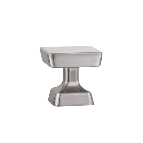 Zinc Cabinet Knob, Brushed Nickel