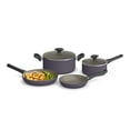 thumbnail image 2 of Bella 12 Piece Ceramic Nonstick Cookware Set, Plum, 2 of 7