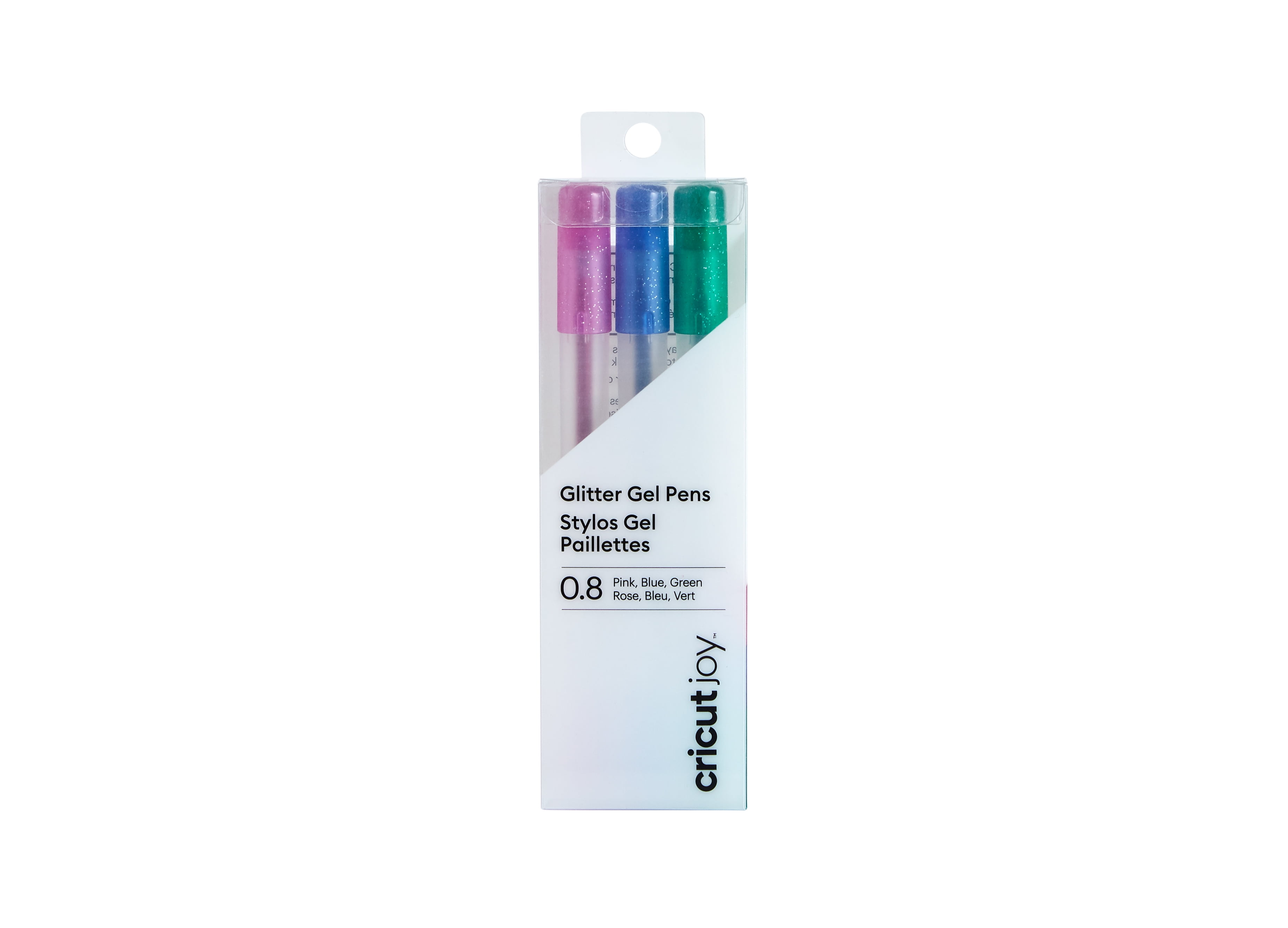 Cricut Joy Glitter Gel Pens, 0.8 mm (3) Pink, Blue, Green