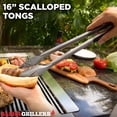 thumbnail image 4 of Set de utensilios para parrilla Alpha Grillers de 4 piezas de acero inoxidable, 4 of 7