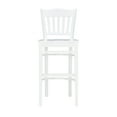 thumbnail image 2 of Linon Ashfield 30" Mid-Back Bar Stools, Set of 2, Classic White, 2 of 11