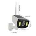 thumbnail image 3 of xjwjuw Solar Security Light with Simulation Surveillance Camera, Intelligent Light Control and Rotatable Design, Outdoor Solar Powered Waterproof LED Spotlight for Garden and Home Safety, 3 of 7