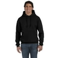 thumbnail image 2 of Adult Supercotton™ Pullover Hooded Sweatshirt - BLACK - S, 2 of 2