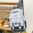 thumbnail image 2 of Mochila escolar de nailon para mujer, bolsa moderna de Gran capacidad para guardar el ordenador portátil, ideal para estudiantes, 2023 xuanjing  unisex, 2 of 2