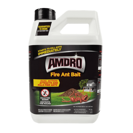 Amdro Outdoor Fire Ant Killer Bait for Mounds and Lawns, 1 lb.