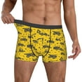 thumbnail image 2 of Kdxio Men's Boxer Briefs with Vintage Excavator Print - Comfortable and Breathable Underwear for Everyday Wear, 2 of 7