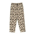 thumbnail image 6 of Uemuo Dachshund Dog Puppy Pattern Women's Wide Leg Palazzo Lounge Pants with Pockets Light Weight Loose Comfy Casual Pajama Pants-Small, 6 of 9
