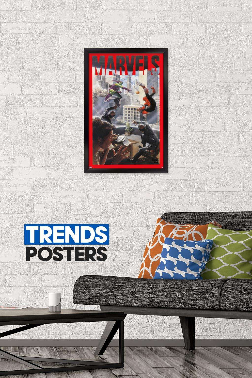 Marvel Comics - Spider-Man - Age of Marvels Wall Poster, 14.725" x 22.375", Framed