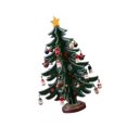 thumbnail image 4 of Adorno para árbol de Navidad, mini regalo de madera para festivales, decoración de escritorio con estrella Verde grande, 4 of 9