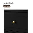 thumbnail image 6 of WIAWG Modern Mid Century 6 Drawer Dresser, Double Dresser Chest of Drawer for Bedroom Black, 6 of 7