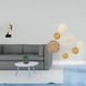 thumbnail image 2 of Figura de escritorio,Escultura de nota musical para escritorio,oficina,decoración del hogar,Manualidades de pared,Decoración para colgar en la pared,ratán artesanal tejido,Juego de, 2 of 8