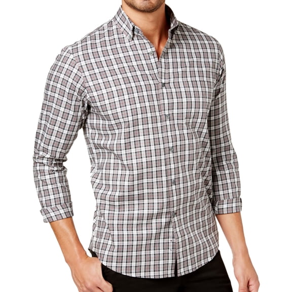 Mens Tartan Button Up Shirt