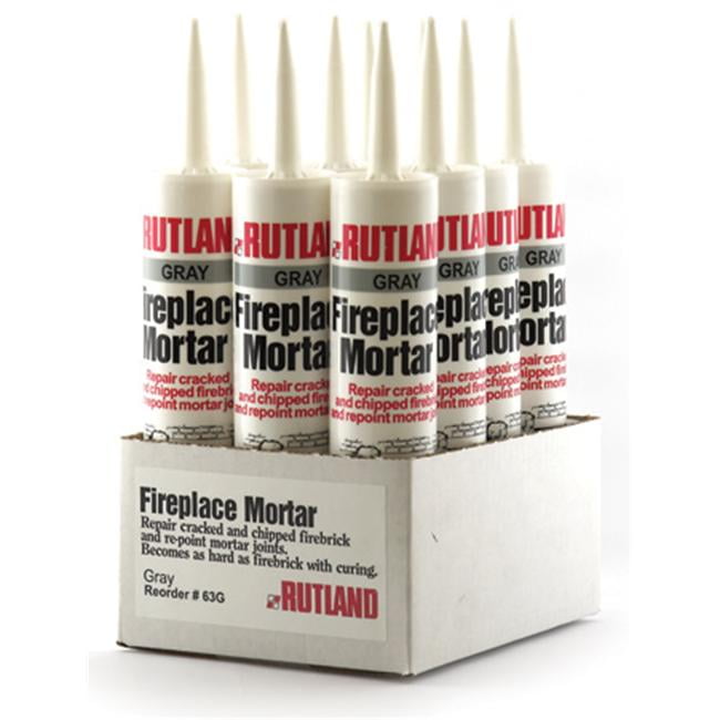 Rutland 63g Fireplace Mortar Cartridge 10 3 Oz Gray Unique