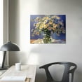 thumbnail image 4 of JEUXUS  Daisy in the Vase Wall Art Yellow and Blue Flower Blossoming Picture Print Wall Painting Modern Artwork Wall Décor for Bedroom Living Room Bathroom Office, 4 of 5