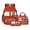 Red - Cute Crocodile Fire Engine, variant on DISNIMO Truck Print Kids Backpack Set for Boys Girls, 3 Pcs School Bag Set with Lunch Bag & Pencil Case, Elementary Middle School Backpack