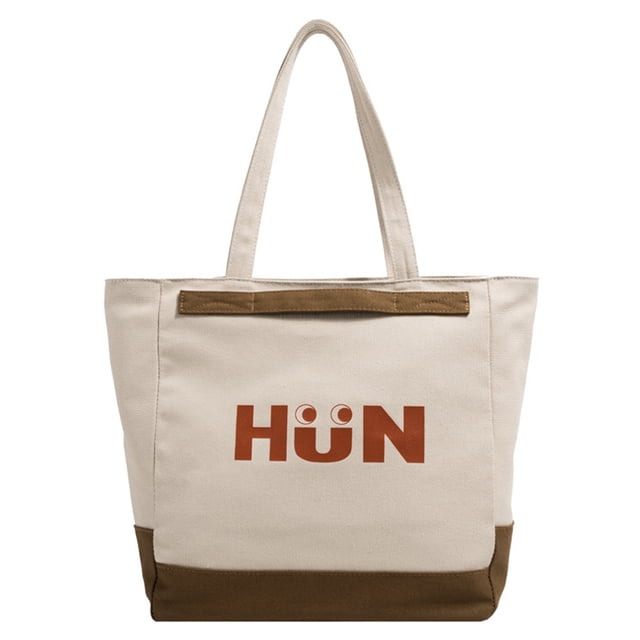Bolso de lona para mujer, bolso de hombro informal con cremallera y bolsillo para viajes, playa, trabajo, compras