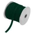 thumbnail image 1 of Cinta de Terciopelo Vintage Uxcell, para Envolver Regalos, Doble Cara para Manualidades DIY, Arcos, Coronas, Empaque de Ramo de Navidad Verde Oscuro, 1 of 7