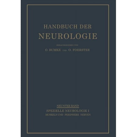 Handbuch Der Neurologie Muskeln Und Periphere Nerven Book 9 (Paperback)