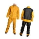 thumbnail image 2 of Chaqueta de soldador, traje de pantalón, suministros de taller, equipo de protección, amarillo, 2 of 9