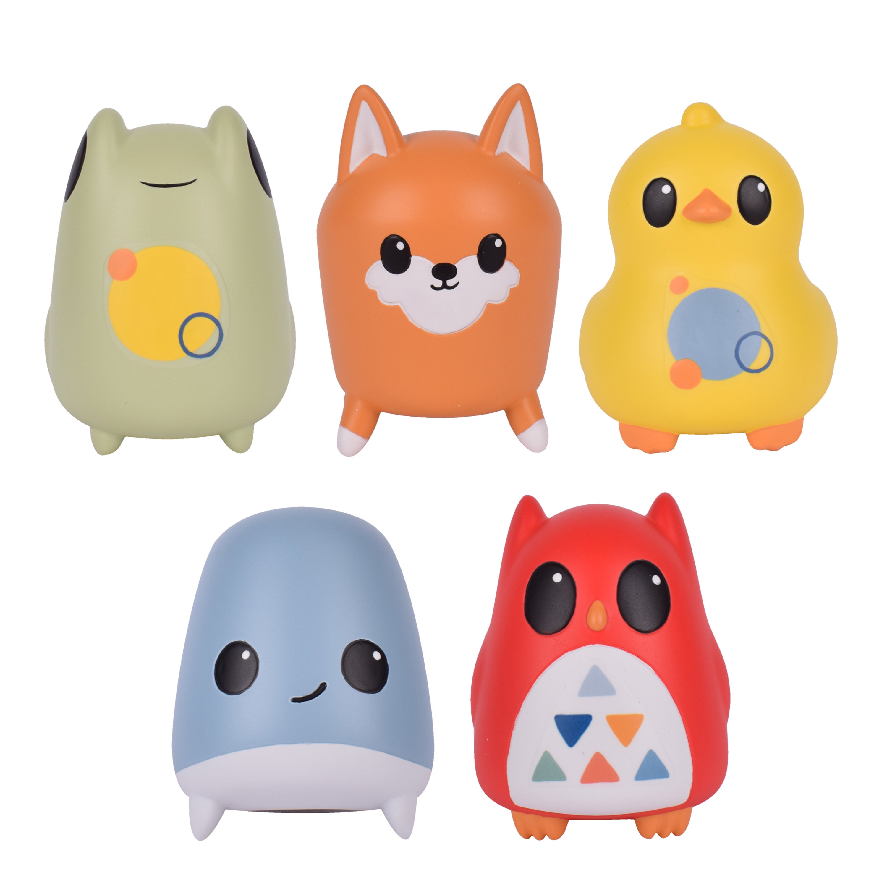Hopscotch Lane Finger Puppets - 5 Animal Bath Toys, Toddlers Ages 3+