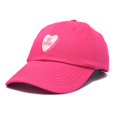 thumbnail image 4 of DALIX Be Mine Valentine's Day Candy Hat Womens Embroidered Baseball Cap in Hot Pink, 4 of 6