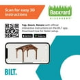 thumbnail image 3 of Backyard Discovery 12' x 10' Arlington Cedar Gazebo, 3 of 9