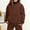 Brown, variant on Letdown Toddler Kids Tracksuit Boys Girls 2 Piece Sweatsuit Jogging Outfits Jogger Sweatpants and Hooded Sweatshirt Clothing Sets