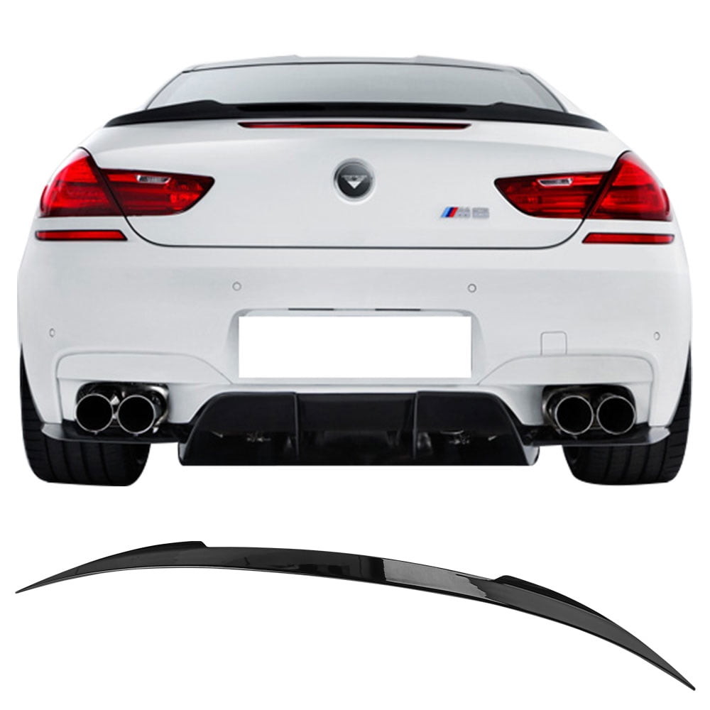 Fits 12-19 BMW F13 Coupe V Style Painted #668 Jet Black Rear Trunk Spoiler Wing