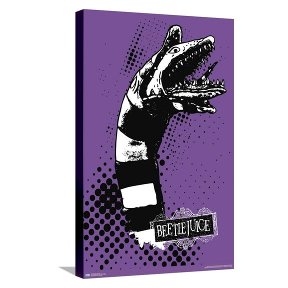 Beetlejuice - Sandworm Canvas Wall Poster, 14.725" x 22.375"