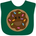 thumbnail image 3 of Inktastic Chocolate Doughnut Boys or Girls Baby Bib, 3 of 4