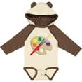 thumbnail image 3 of Inktastic Artist Palette and Brush Boys or Girls Long Sleeve Baby Bodysuit, 3 of 5