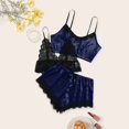 thumbnail image 6 of Lindreshi Lingerie Sets for Women 2pc Set Lace Lingerie Silk Underwear Sleepwear Underwear Pajamas Satin, 6 of 8