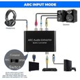 thumbnail image 2 of Audio Extractor 192KHz DAC Converter ARC Audio Extractor Support Digital HDMI-Compatible Audio to An, 2 of 5